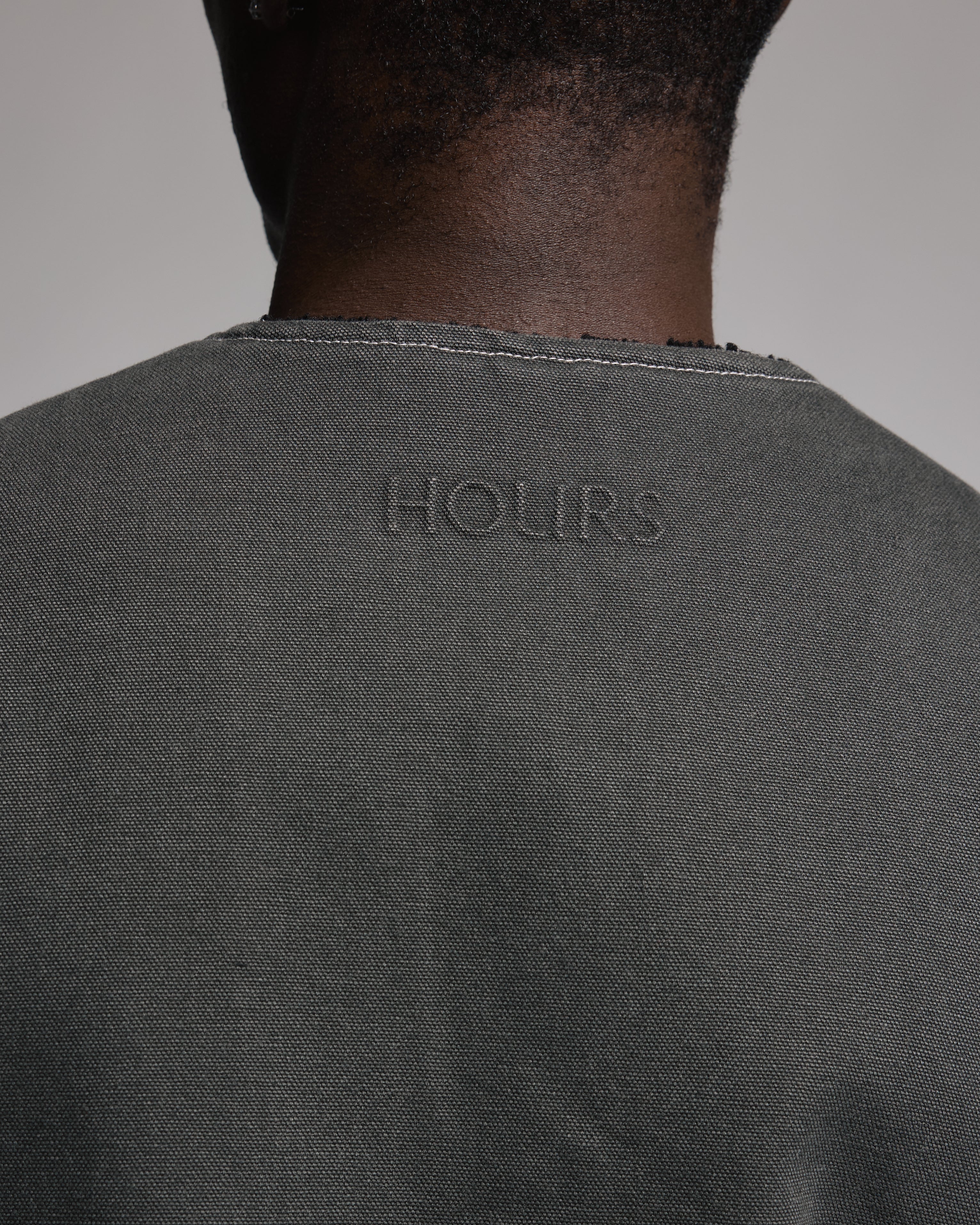 Reversible Workwear Vest - Washed Grey - Image 10