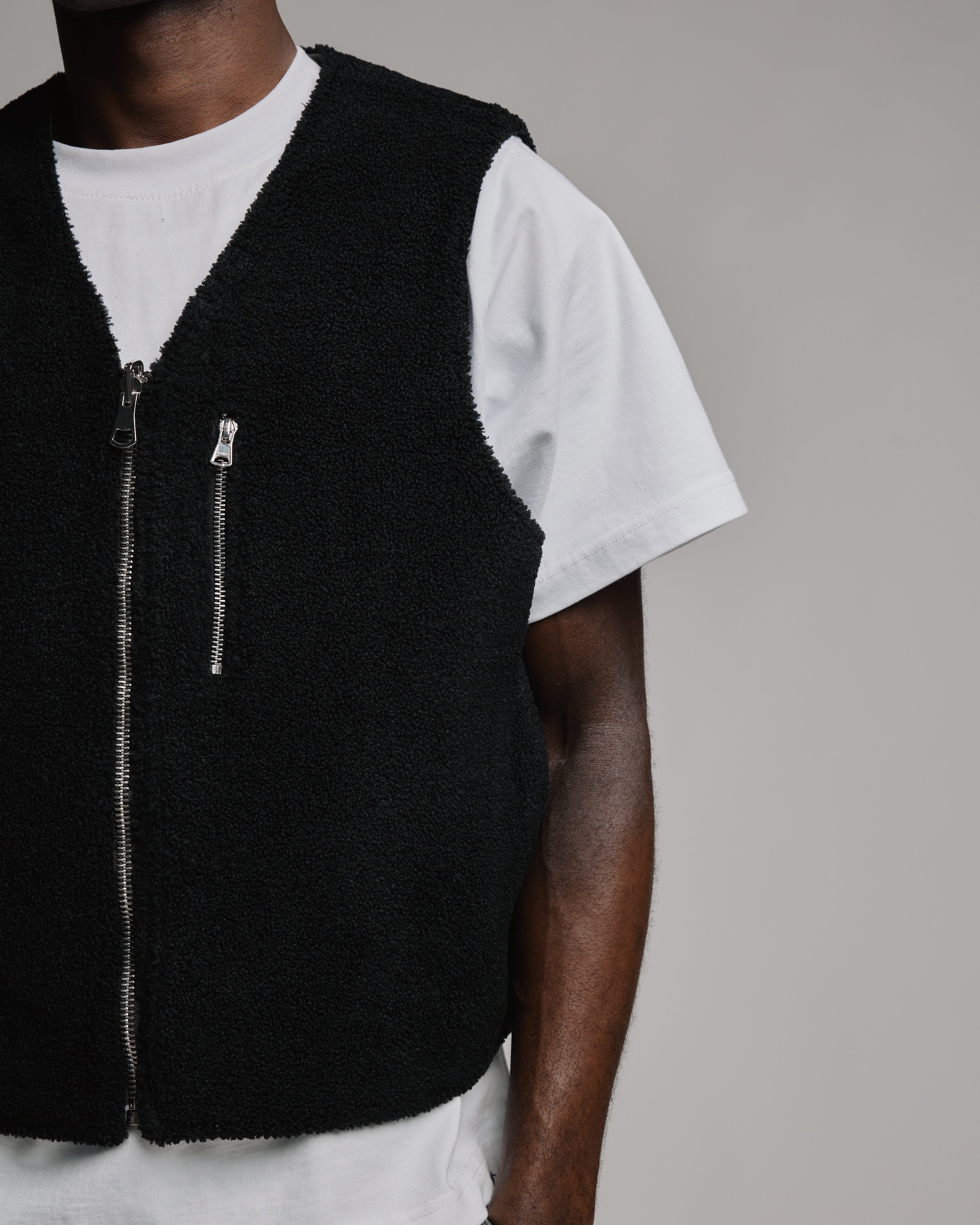 Reversible Workwear Vest - Washed Grey - Image 13