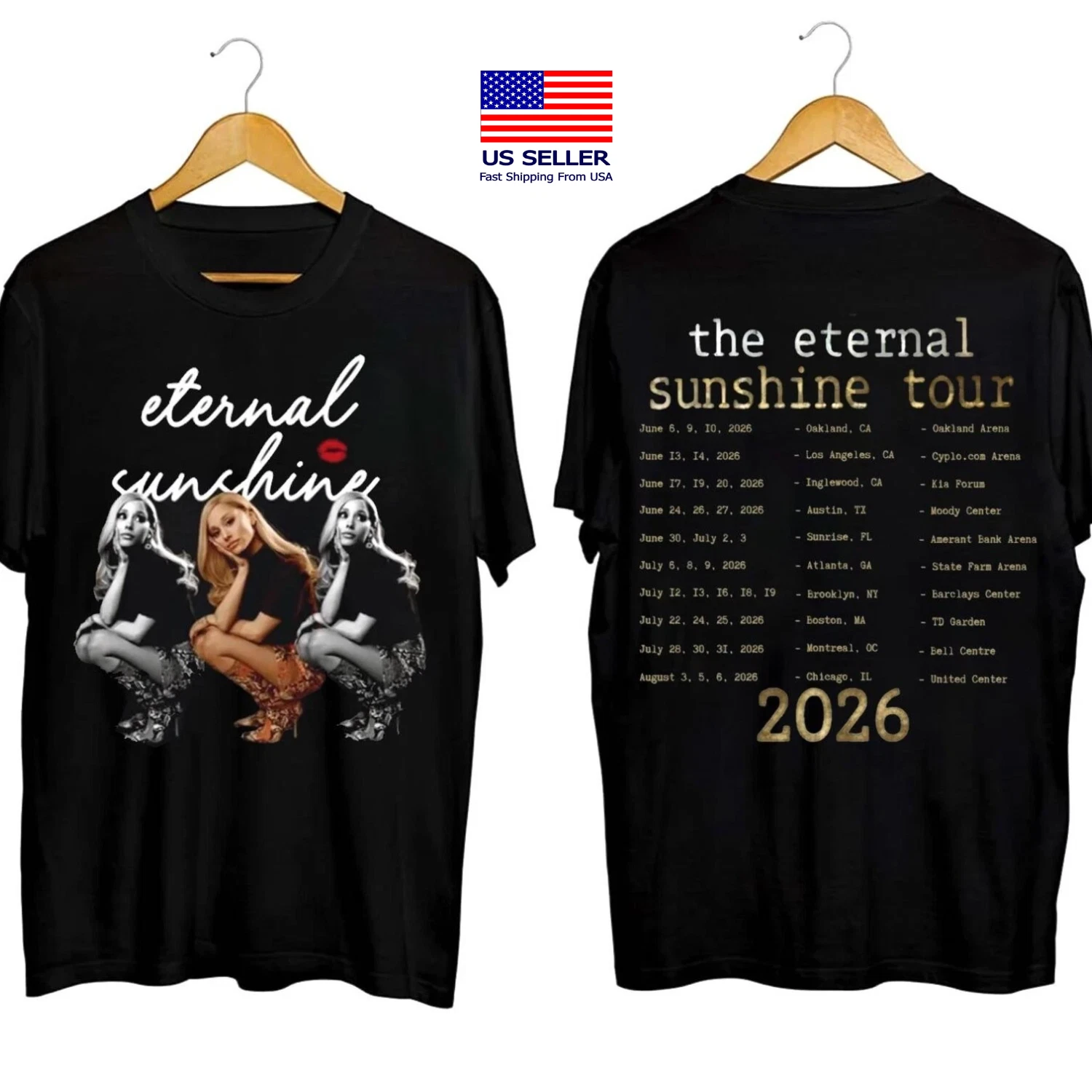 Ariana Grande Merch Eternal Sunshine Tour 2026 Shirt