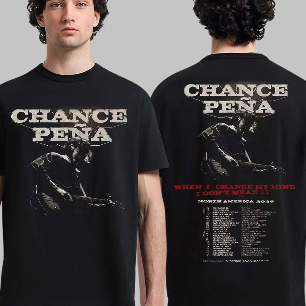 Chance Pea Merch 2026 North America Tour T-Shirt