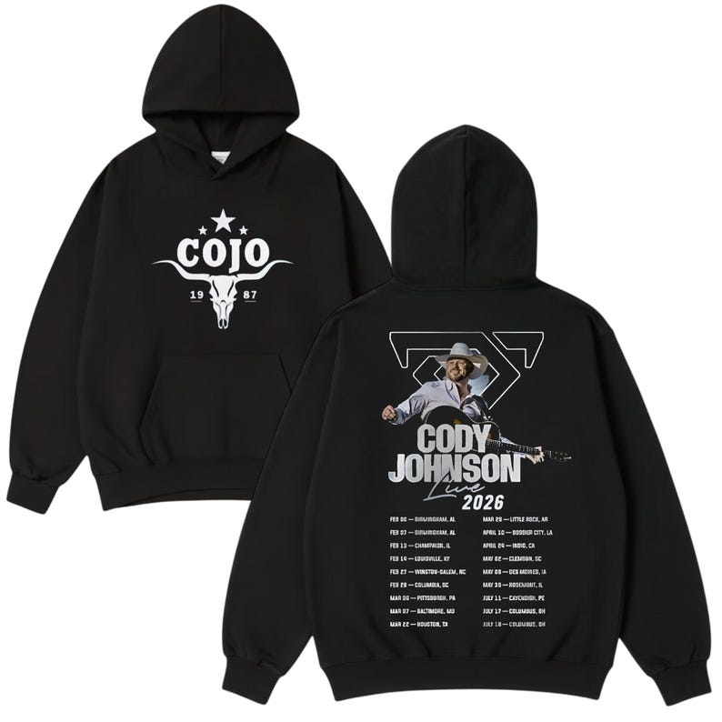 Cody Johnson Leather Deluxe Tour 2026 Hoodie