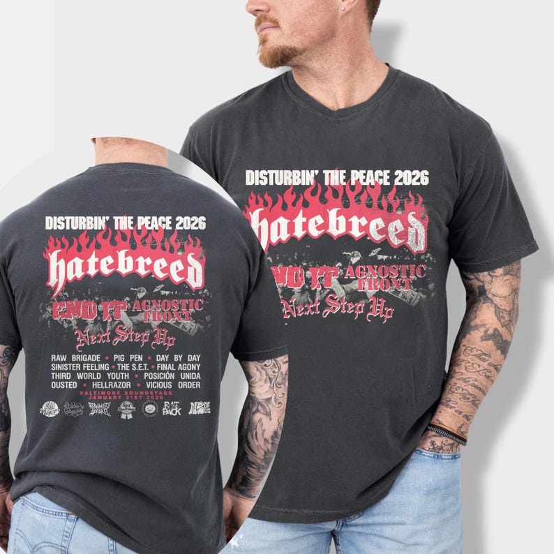 Disturbin Peace 2026 Tour Shirt