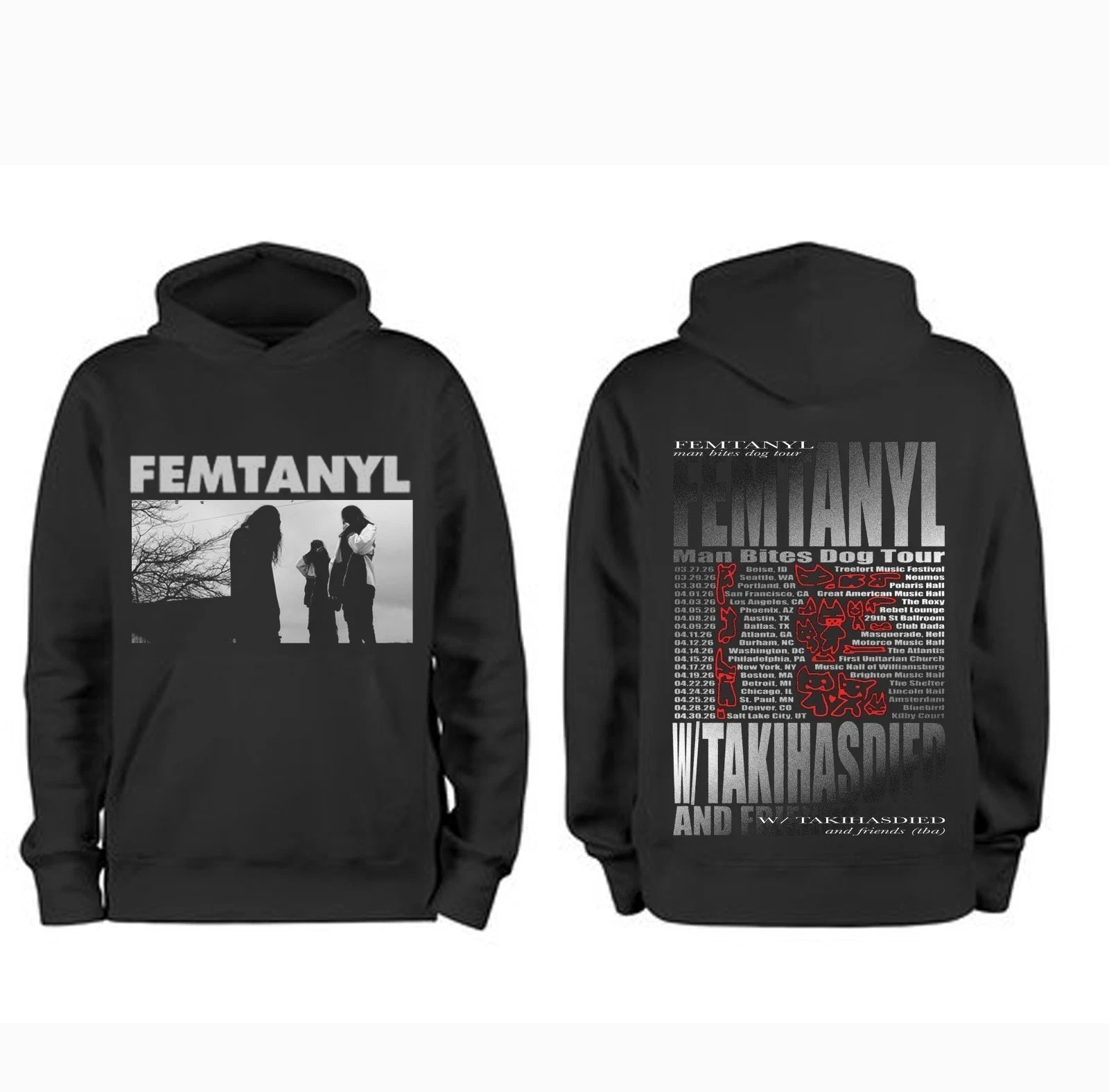 Femtanylll Catch The Hottest Live Music Tour 2026 Hoodie