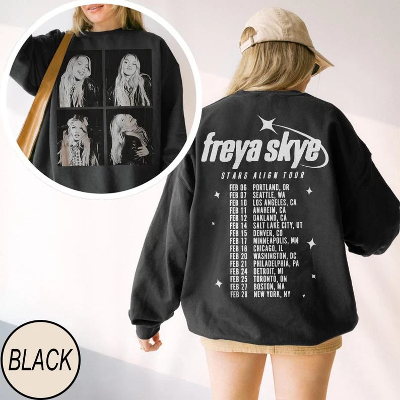 Freya Skye Merch Stars Align Tour 2026 Hoodie