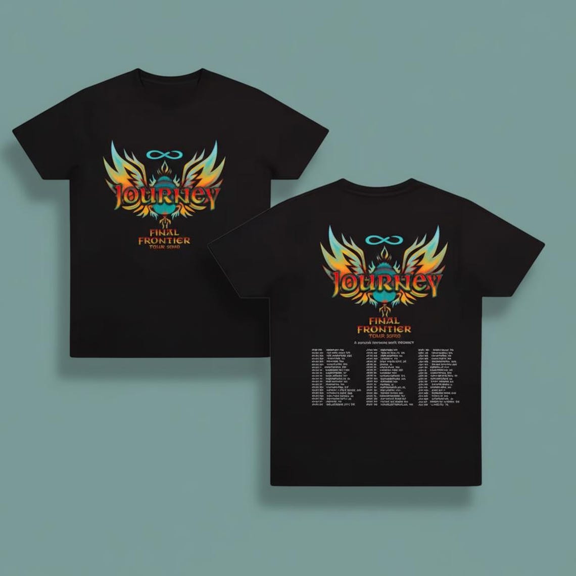 Final Frontier Tour 2026 Journey Band Shirt