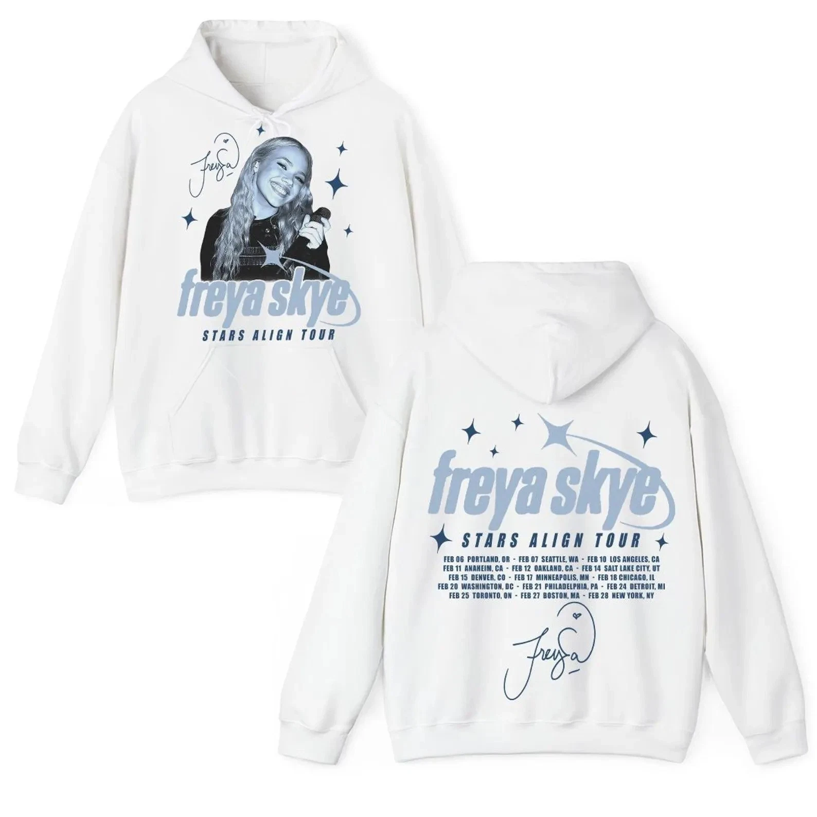 Freya Merch Music Tour 2026 Hoodie