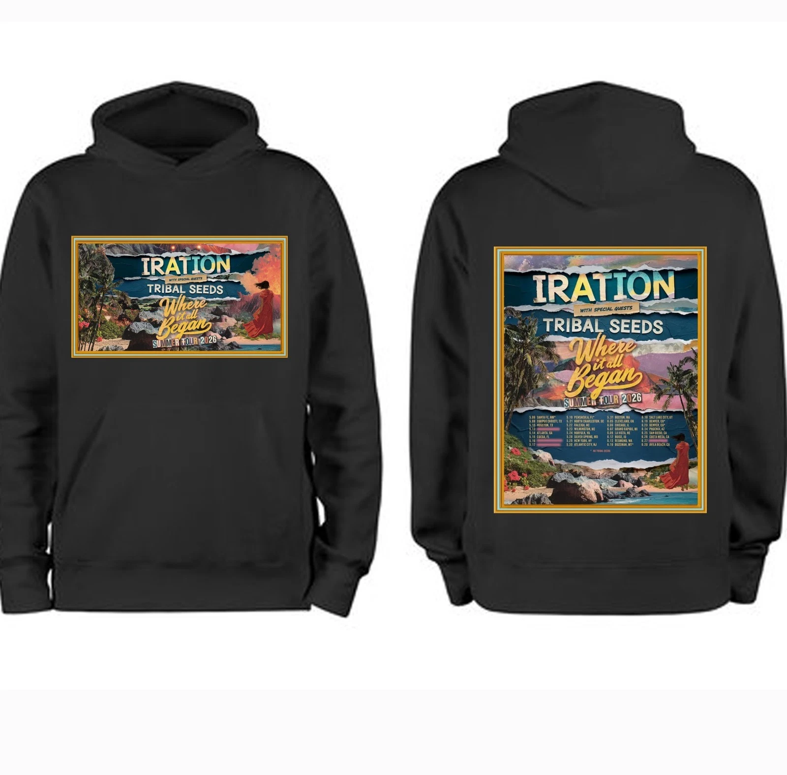 Iration Where It All Began Summer Tour 2026 Hoodie