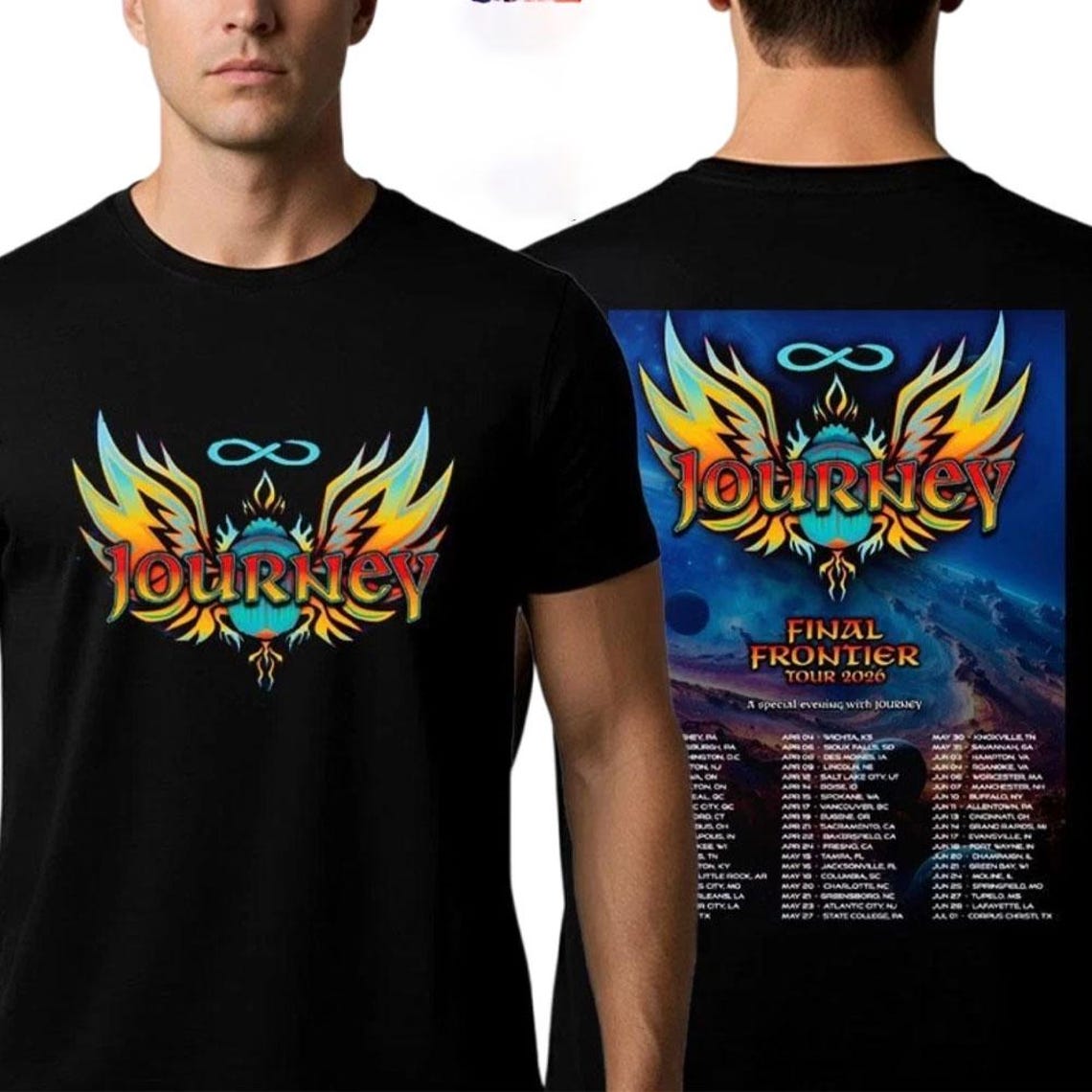Journey Final Frontier Tour 2026 Shirt
