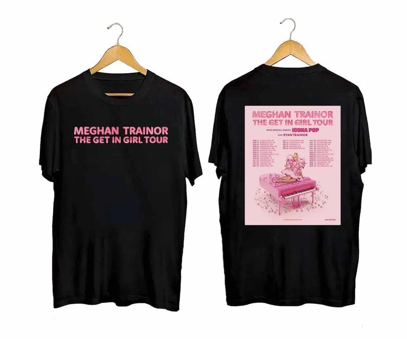 Meghan Trainor Merch The Get In Girl Tour 2026 T-Shirt