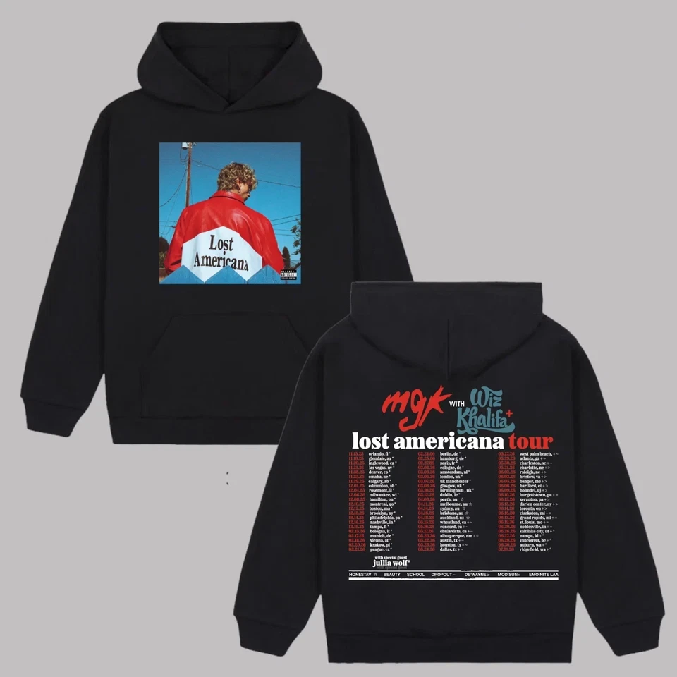 Mgk Lost Americana Tour 2026 Unisex Hoodie