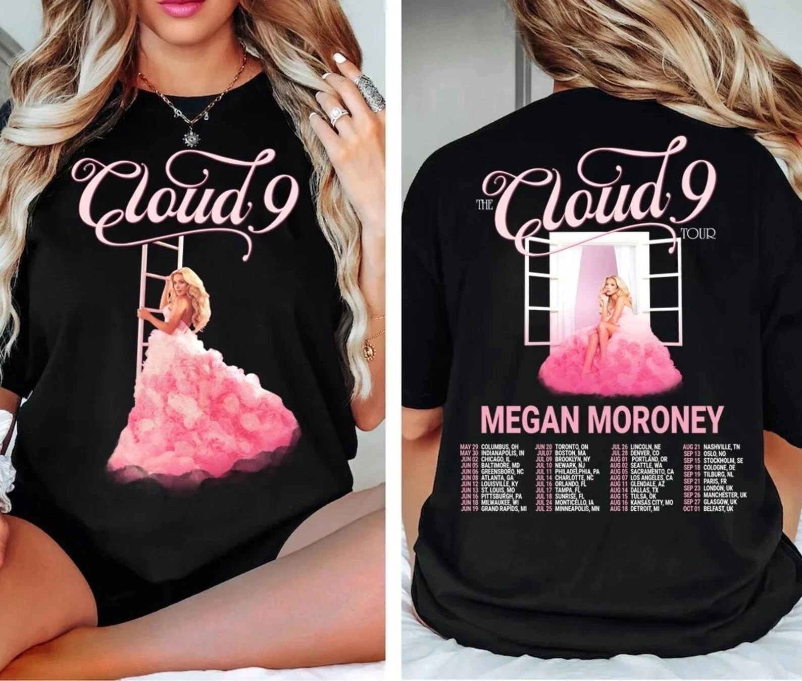 Megan Moroney The Cloud 9 Tour 2026 Shirt