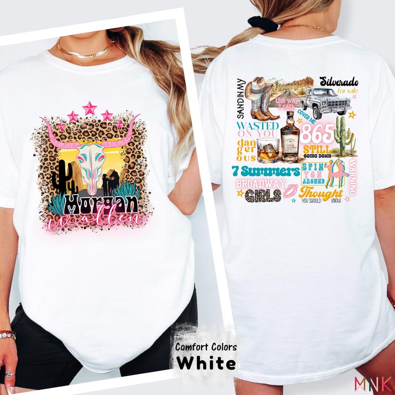 Morgan Wallen Merch Concert Bull Skull Western Country Music 2026 Shirt