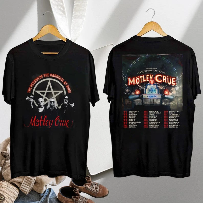 Mtley Cre Merch Announces 2026 North American Tour Shirt