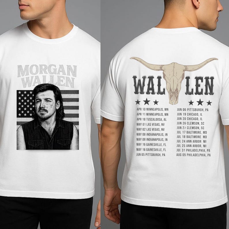Morgan Wallen Still The Problem Tour 2026 Front And Back Shirt