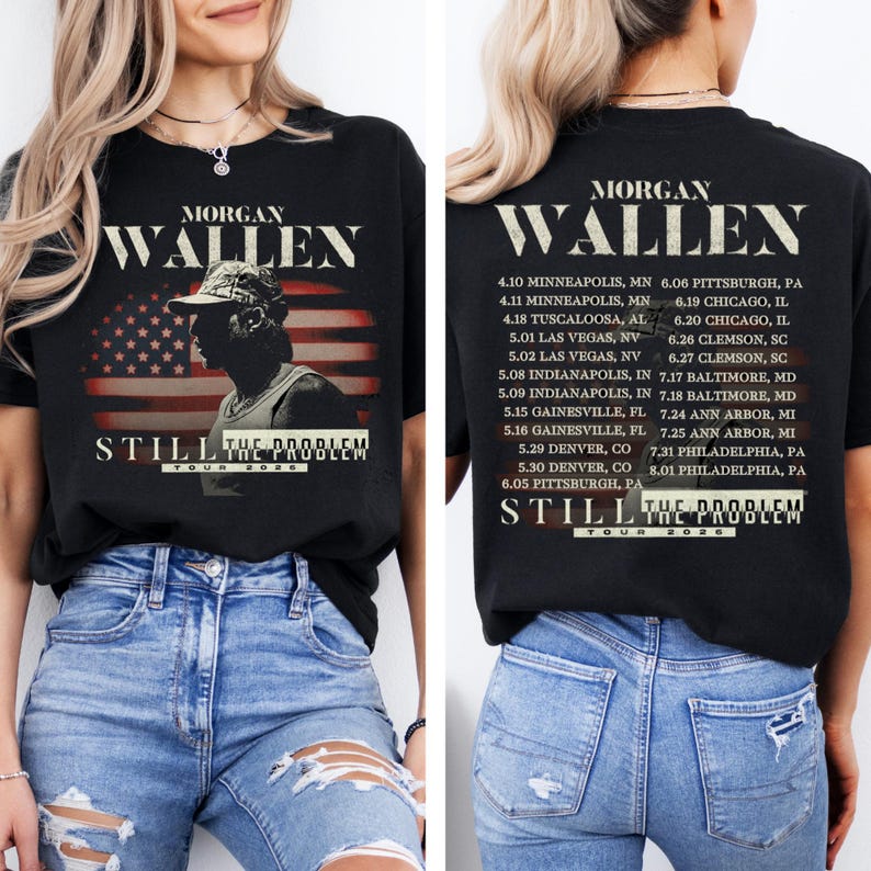 Morgan Wallen Merch Still The Problem Tour 2026 T-Shirt