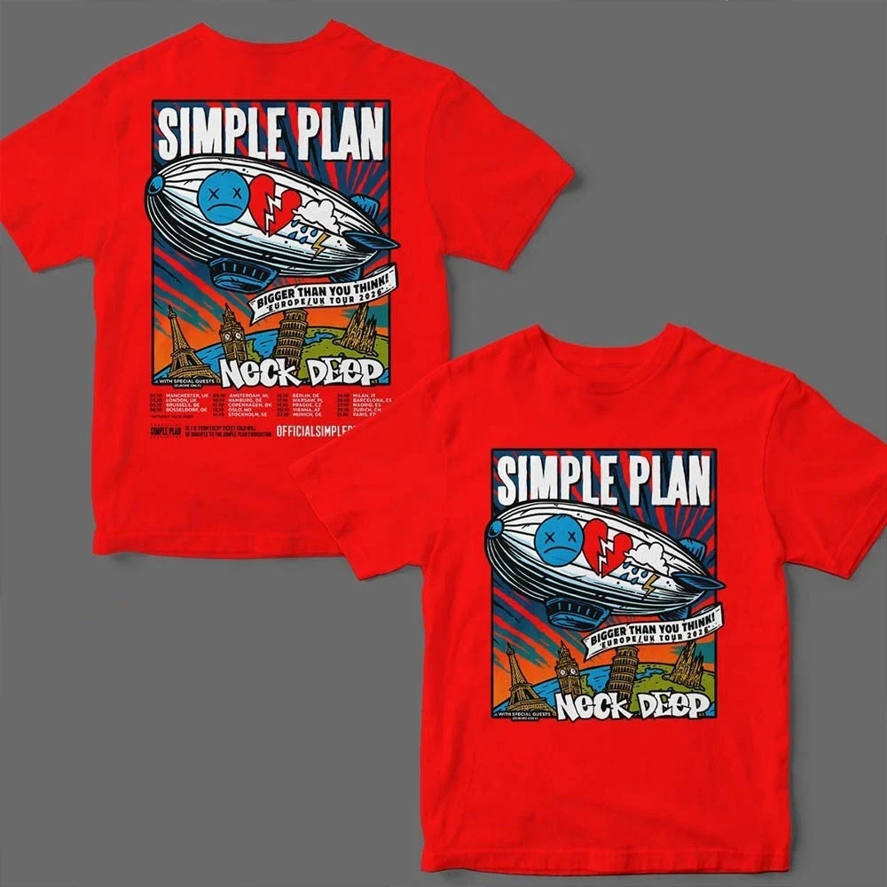 Simple Plan Bigger Than You Think Tour 2026 T-Shirt