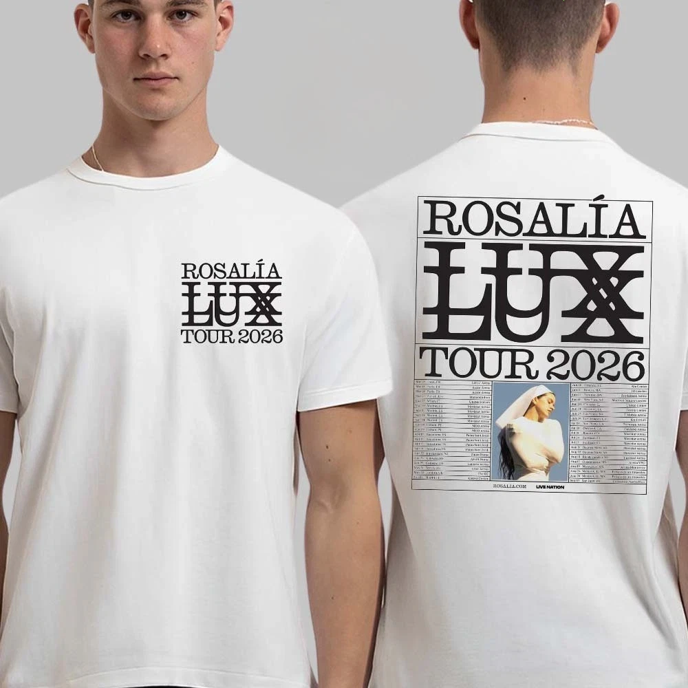 Rosalia Lux Tour 2026 Europe And Uk And North American T-Shirt