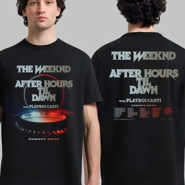The Weeknd After Hours Til Dawn Tour 2026 T-Shirt