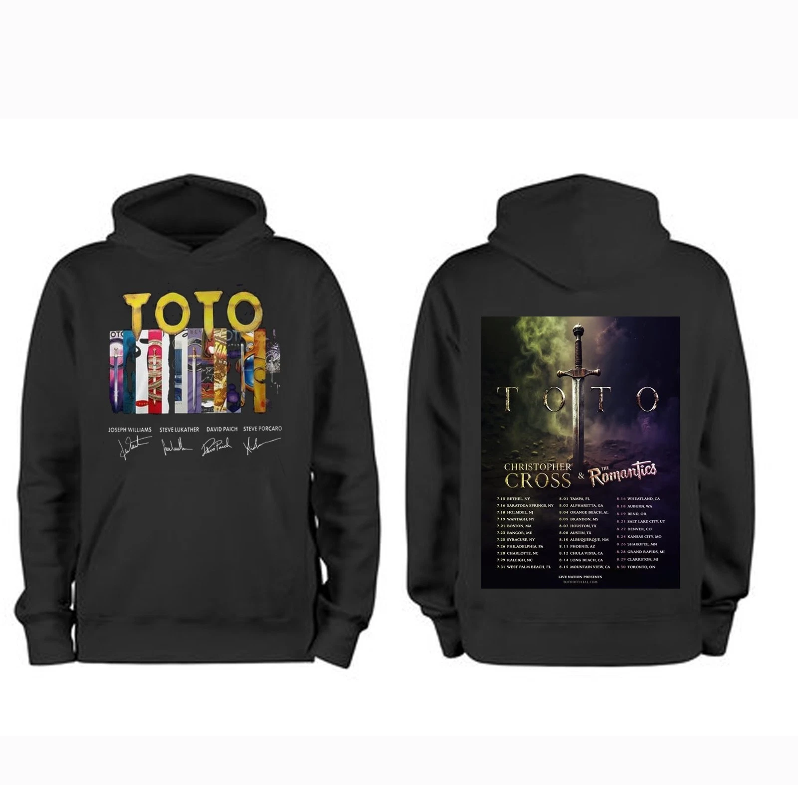 Toto 2026 Summer Tour 2026 Hoodie