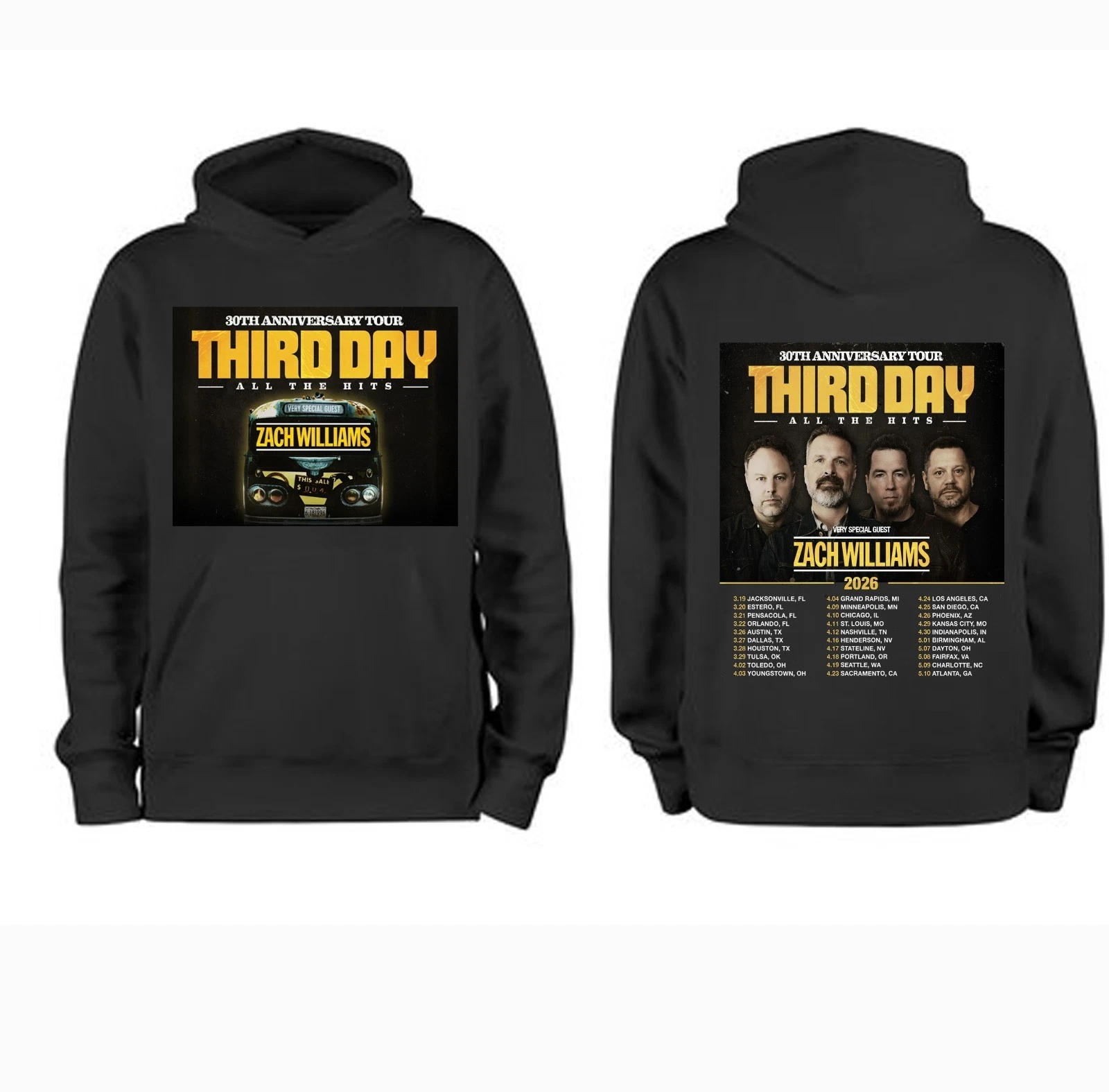Third Day Announces 30Th Anniversary Tour For 2026 Hoodie