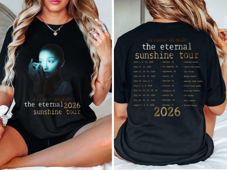 Vintage Pop Ariana Grande Eternal Sunshine Tour Shirt