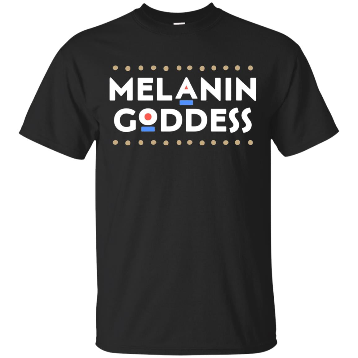 Melanin Goddess African Black Girl Poppin T-Shirt 