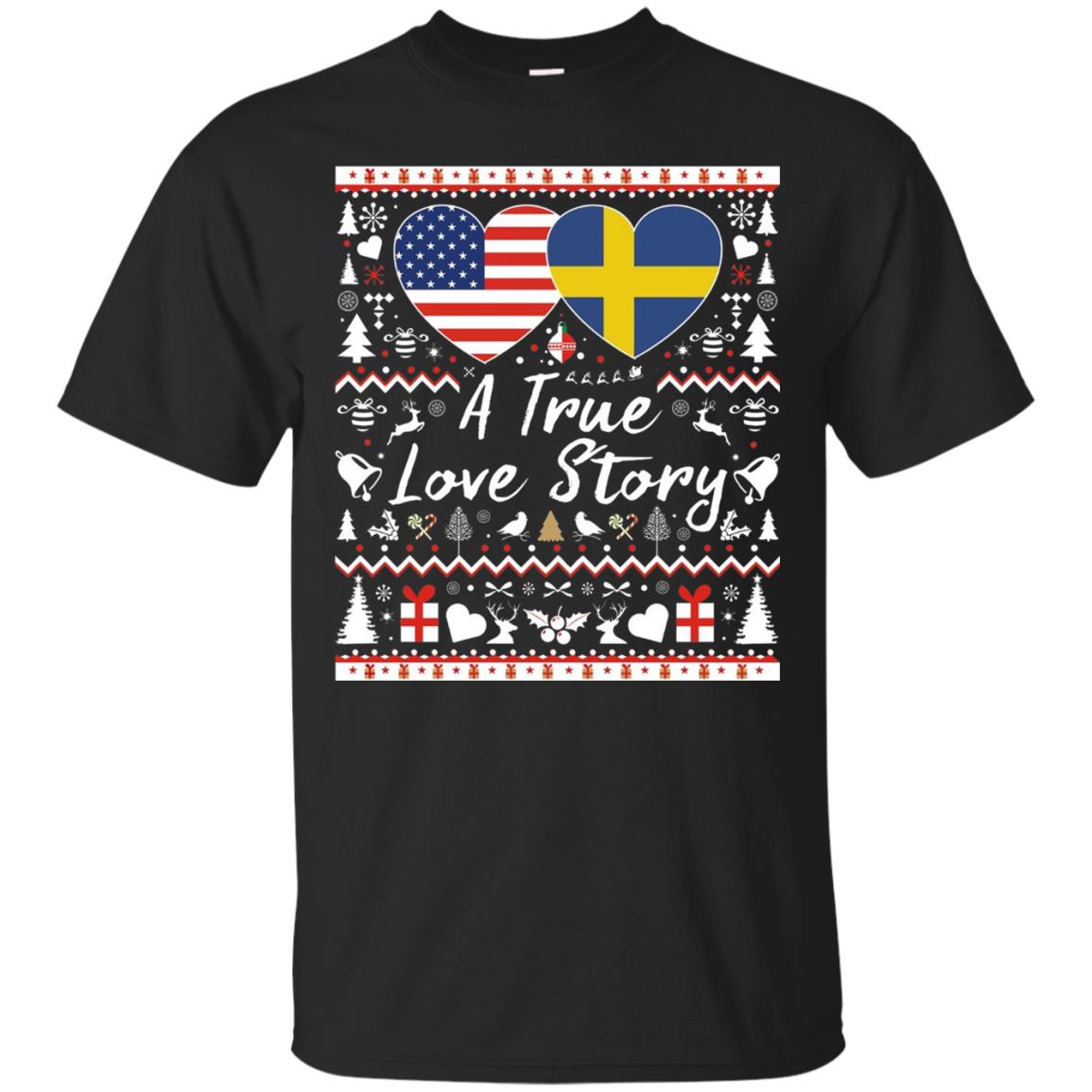 Christmas American Swedish A True Love Story T-Shirt 