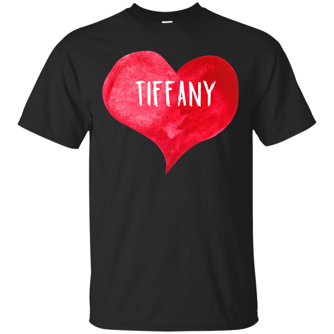 Valentines Day I Love Tiffany Love Heart T-Shirt