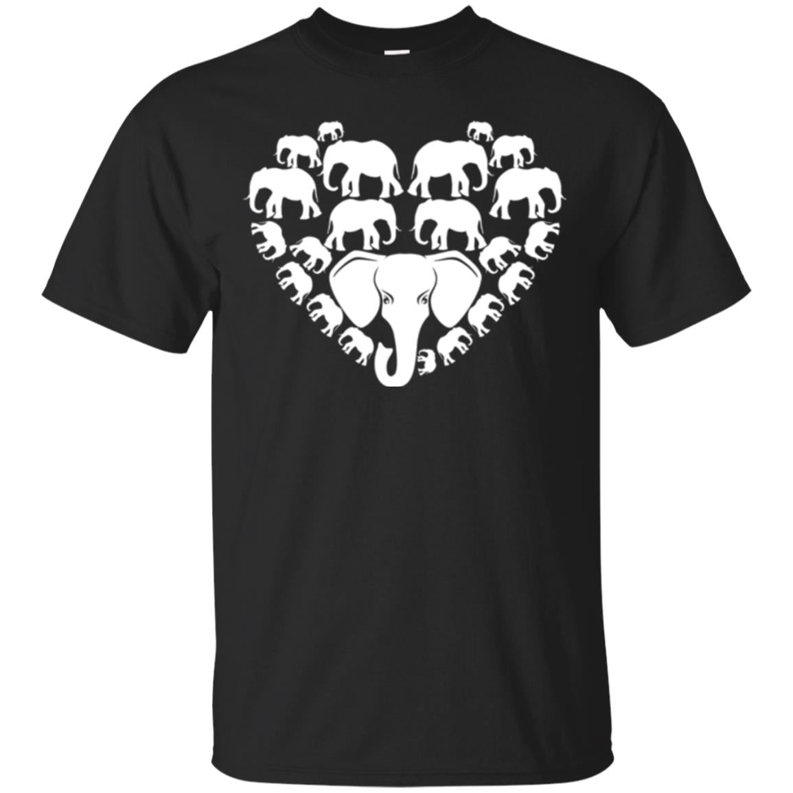 Elephant Lovers Special Elephant Heart T-Shirt 