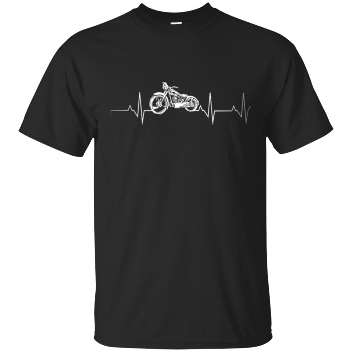 Motorcycle Lover Heartbeat T-Shirt
