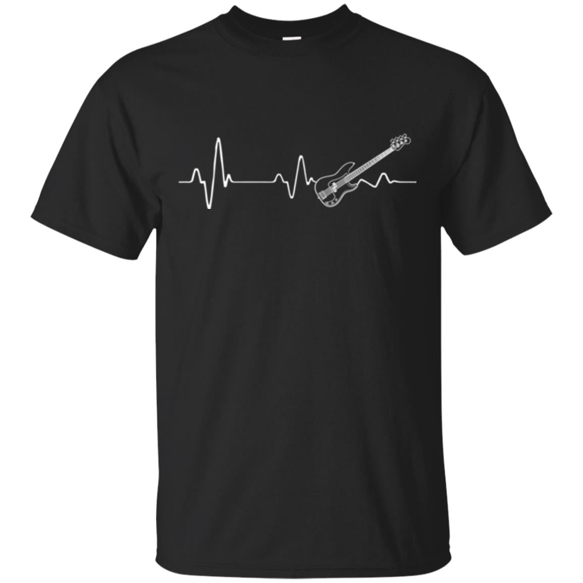 Bass Guitar Lovers Heartbeat T-Shirt