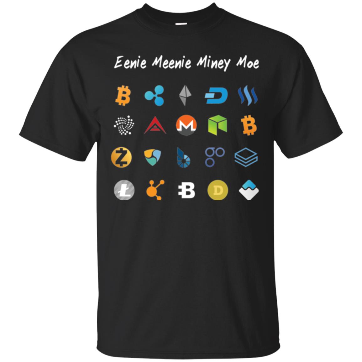 Bitcoin Litecoin Ethereum Eenie Meenie Miney Moe T-Shirt