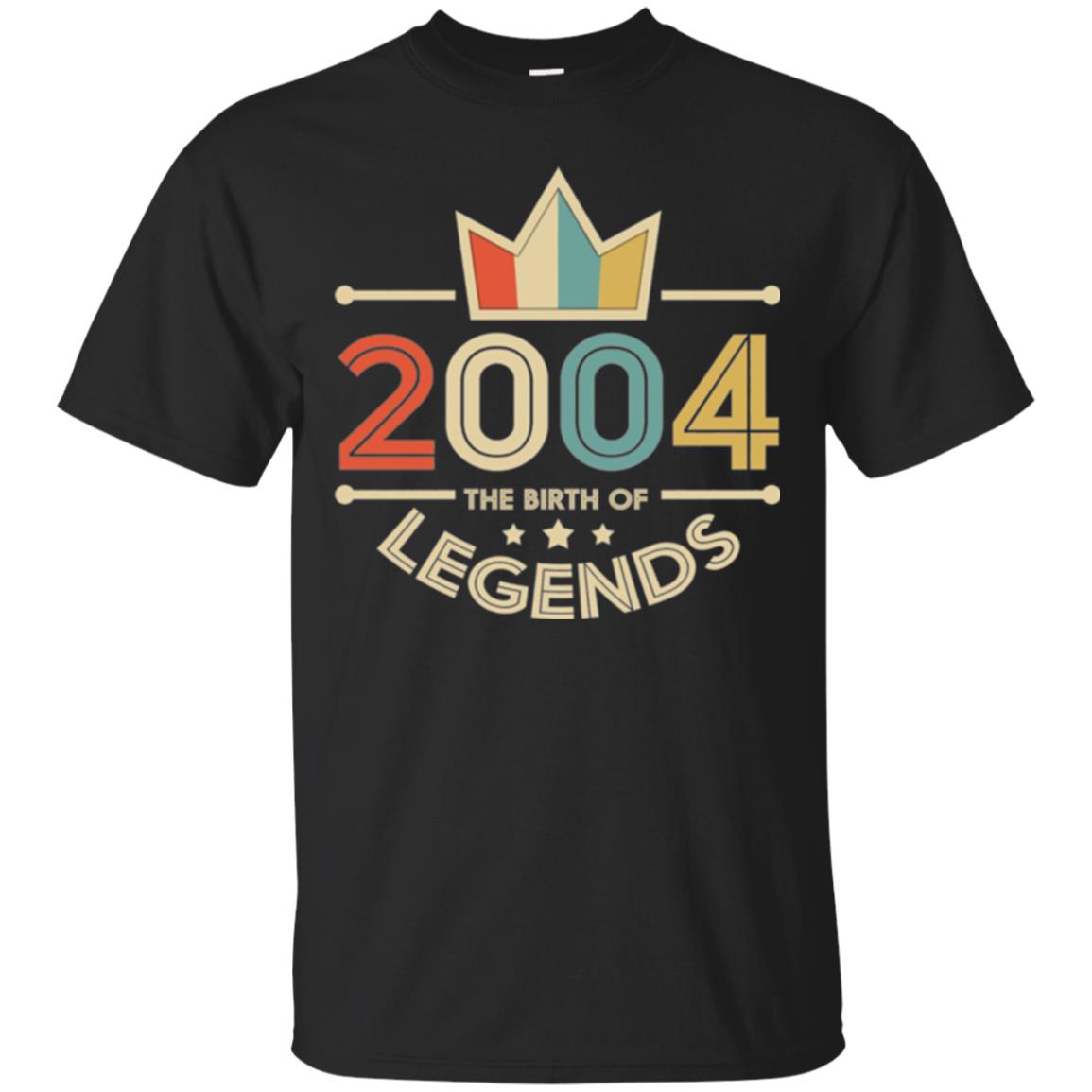Brithday Vintage 2004 The Birth Of Legends T-Shirt 