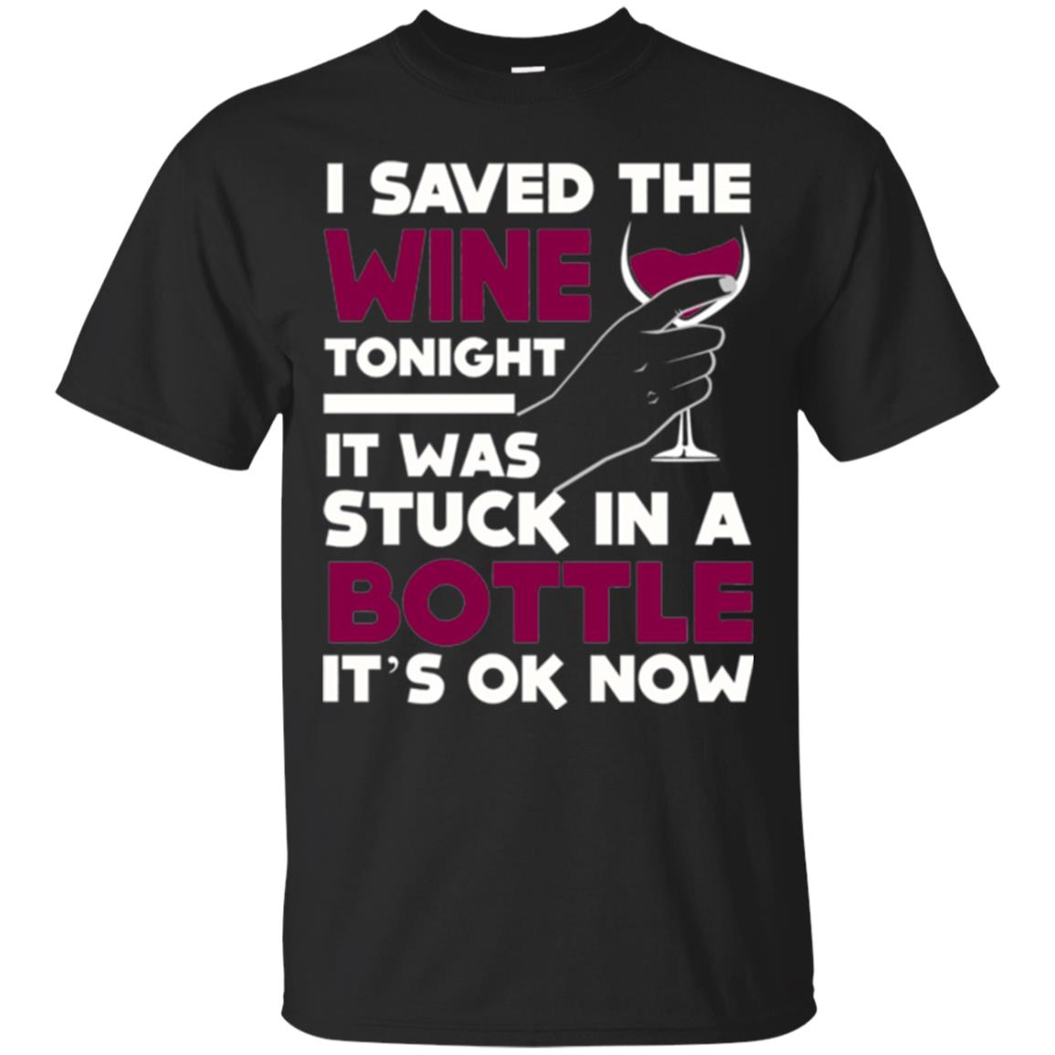 Funny Wine I Save The Wine Tonight T-Shirt 