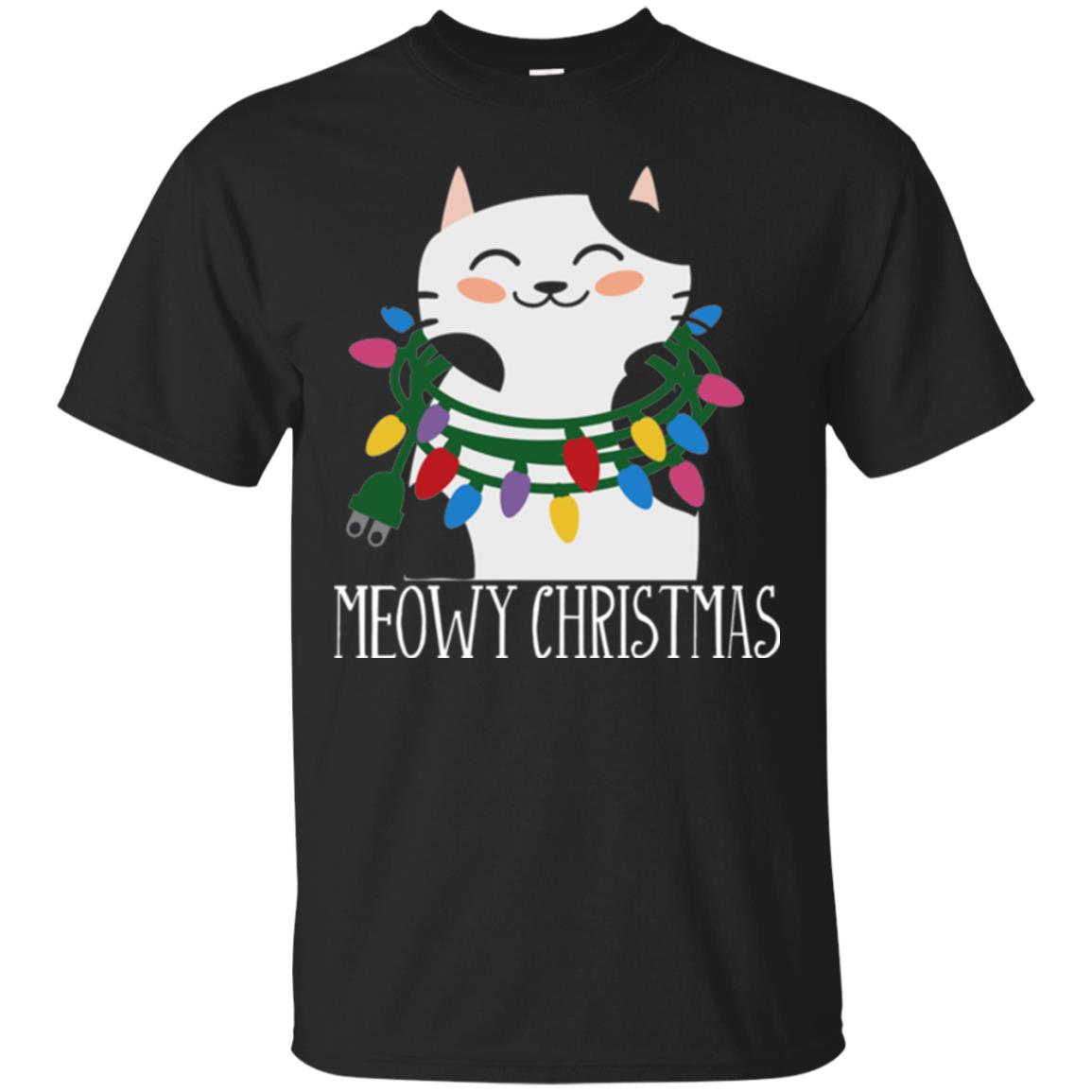 Meowy Christmas Holiday T-Shirt 
