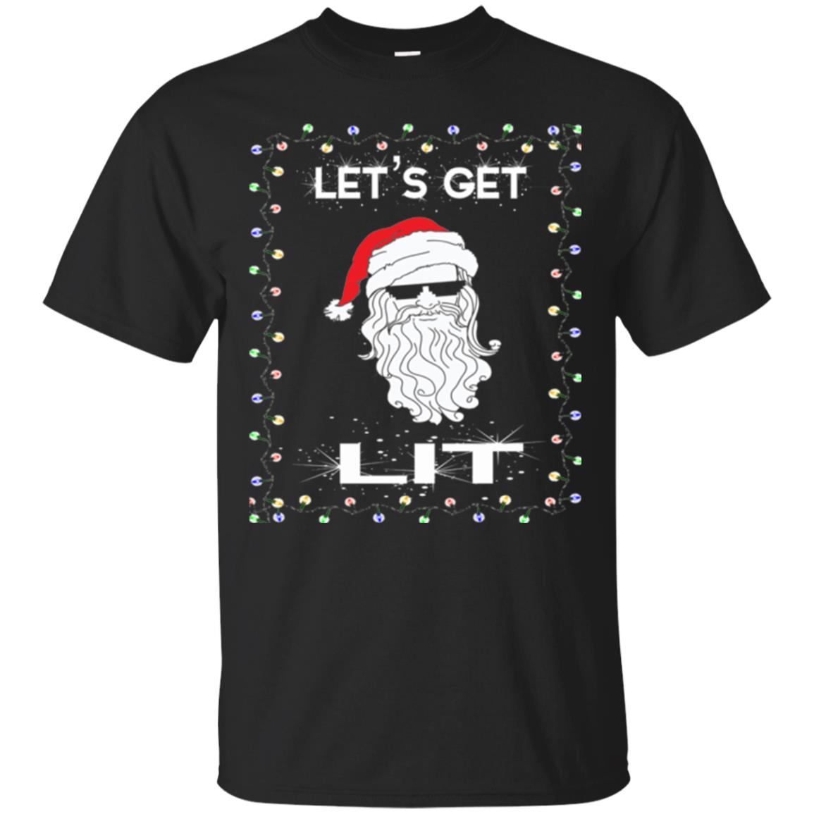 Christmas Lets Get Lit T-Shirt