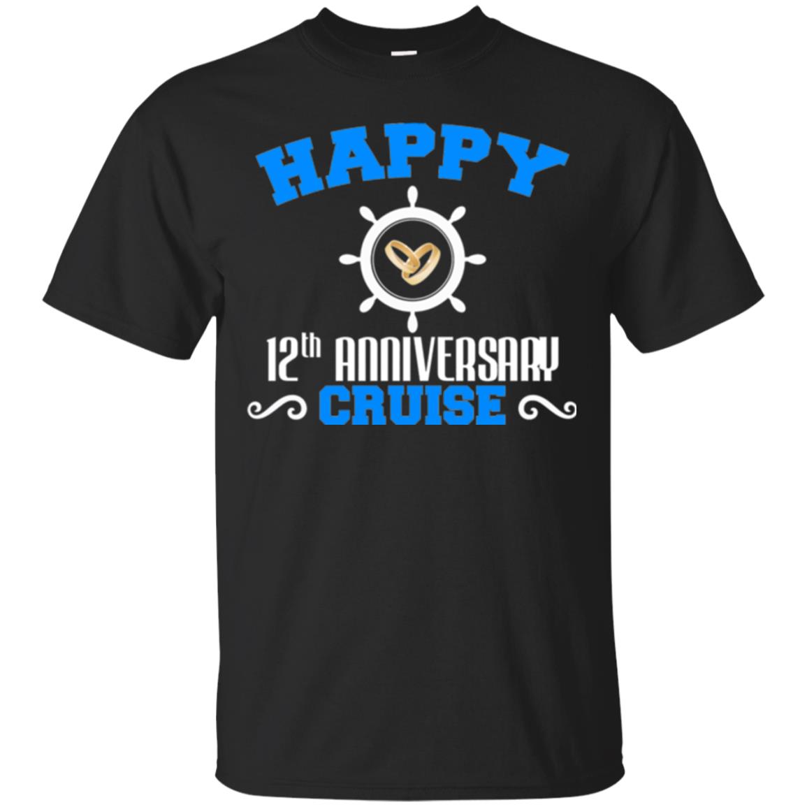 12Th Anniversary For Cruise Lover Gift For Couple T-Shirt