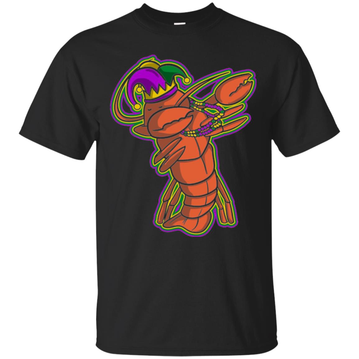 Dabbing Mardi Gras Crawfish Mardi Gras Gif T-Shirt