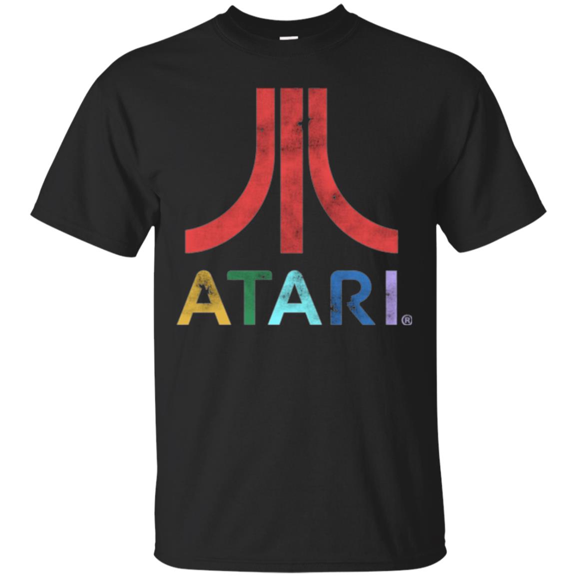 Colorful Retro Atari Gaming Logo T-Shirt