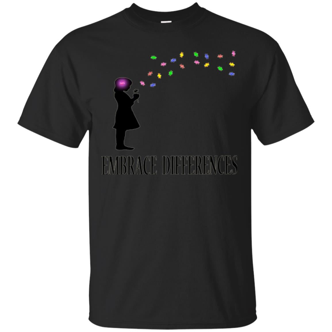 Embrace Differences Proud Autism Awareness T-Shirt 