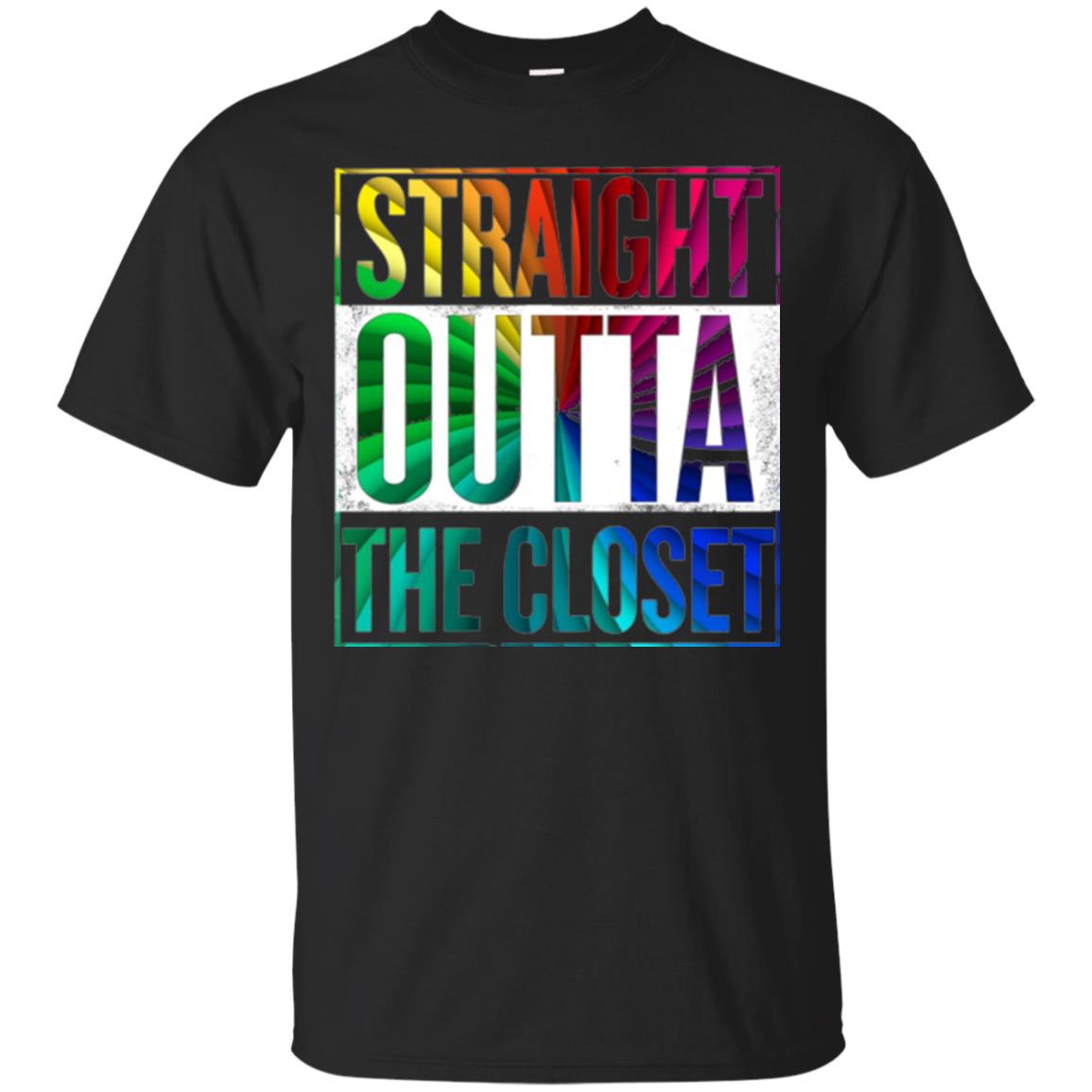 Gay Pride Lgbt Straight Outta The Closet T-Shirt 