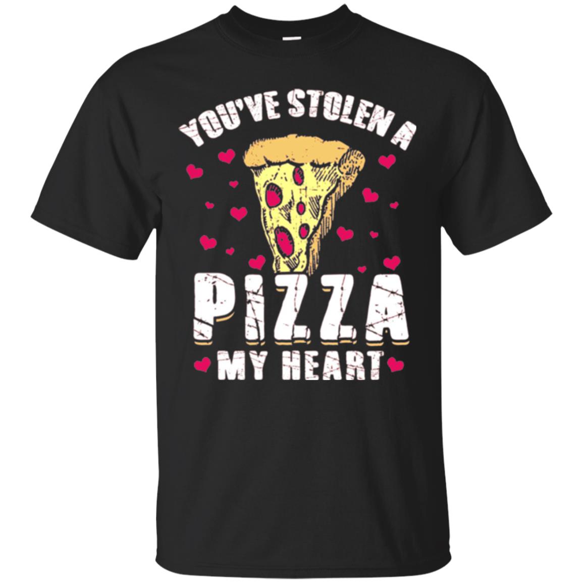 Funny Valentines Day Food Gift YouVe Stolen Pizza My Heart T-Shirt 