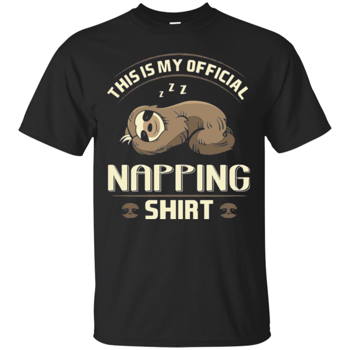 Lazy Baby Sloth My Official Napping T-Shirt 