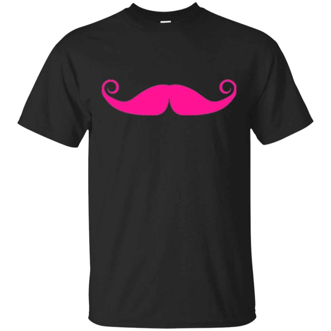 Pink Mustache Funny Gift For Men T-Shirt