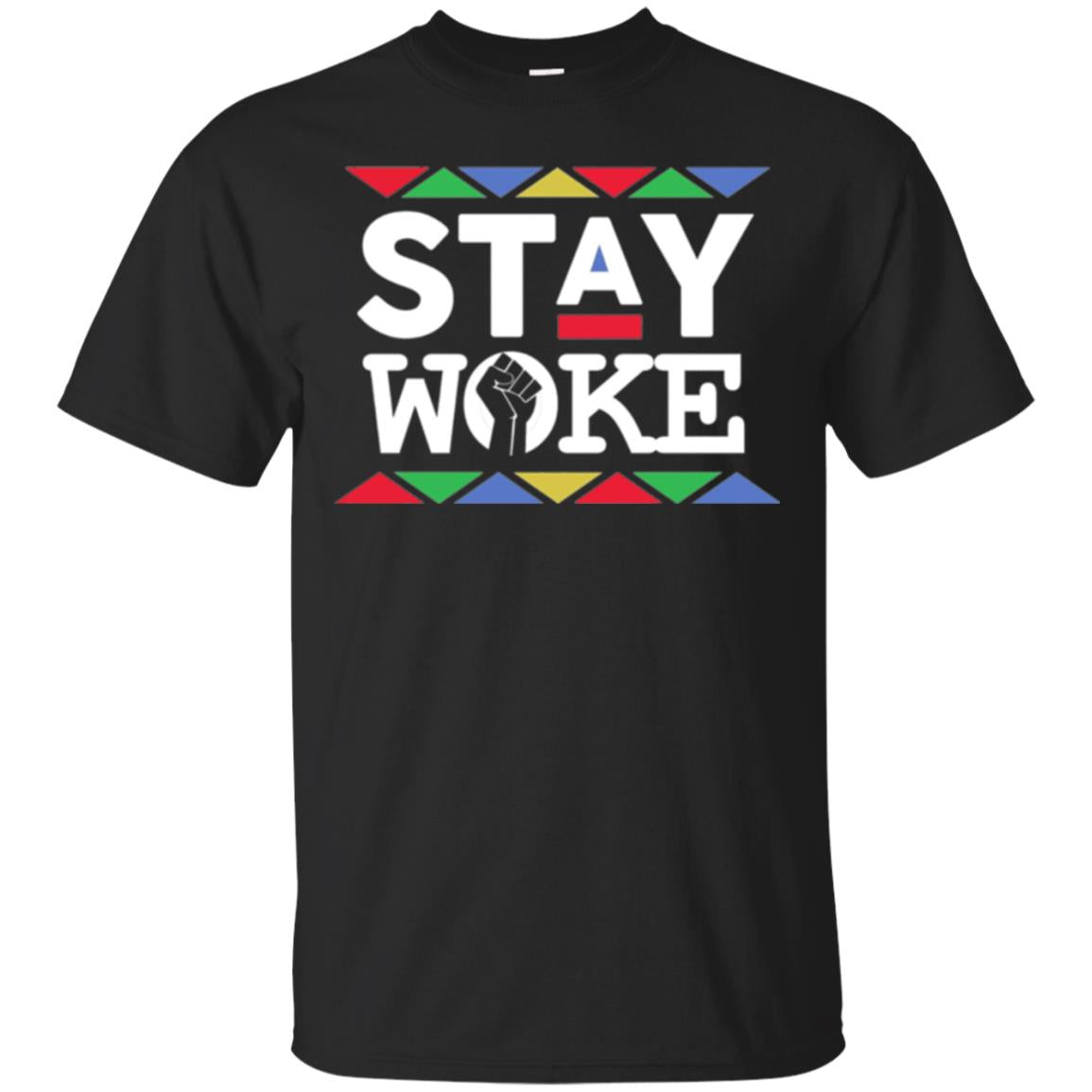 Stay Woke Against Inequality Black Power Womens Rights T-Shirt