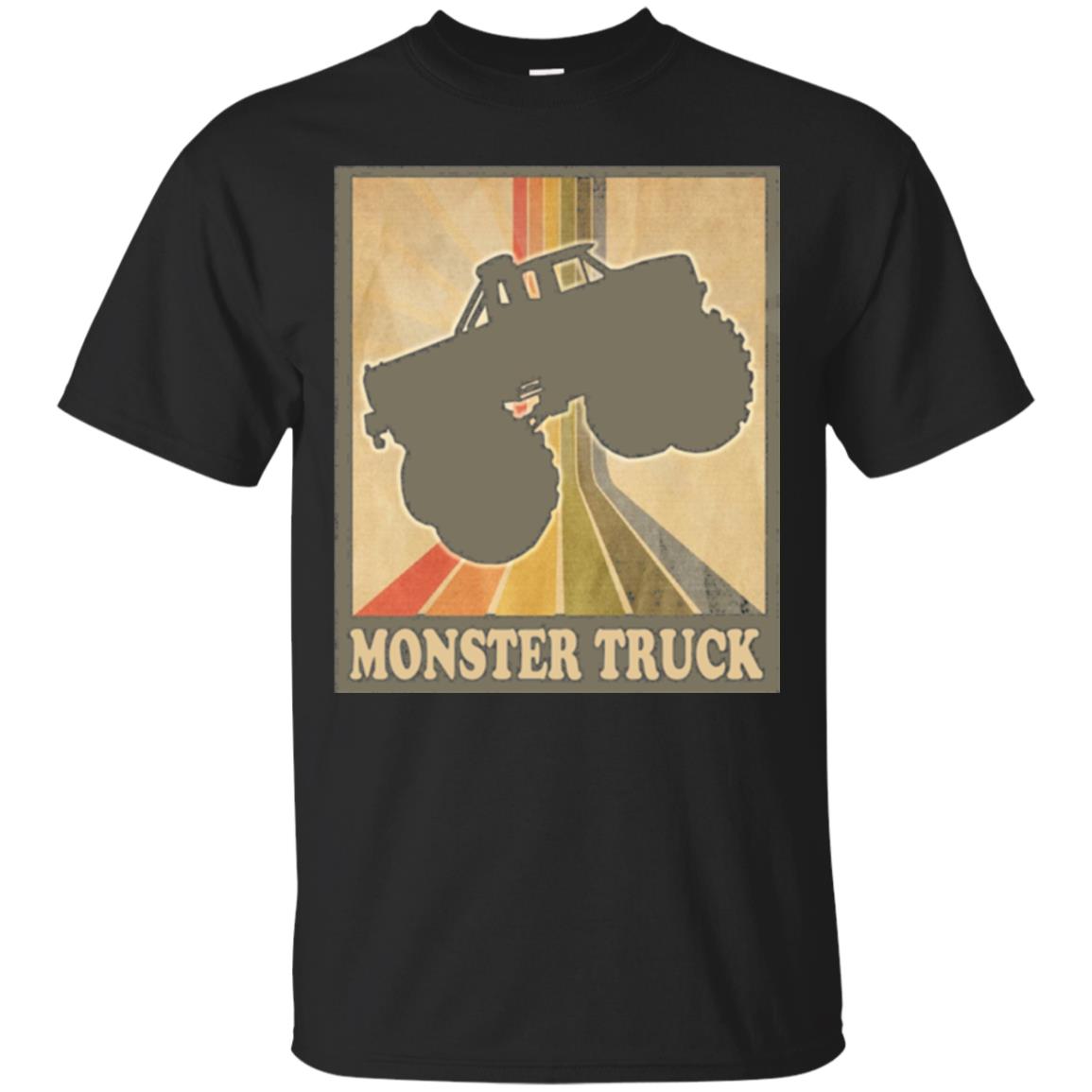 Vintage Big Size Truck Tee Retro Monster Truck T-Shirt