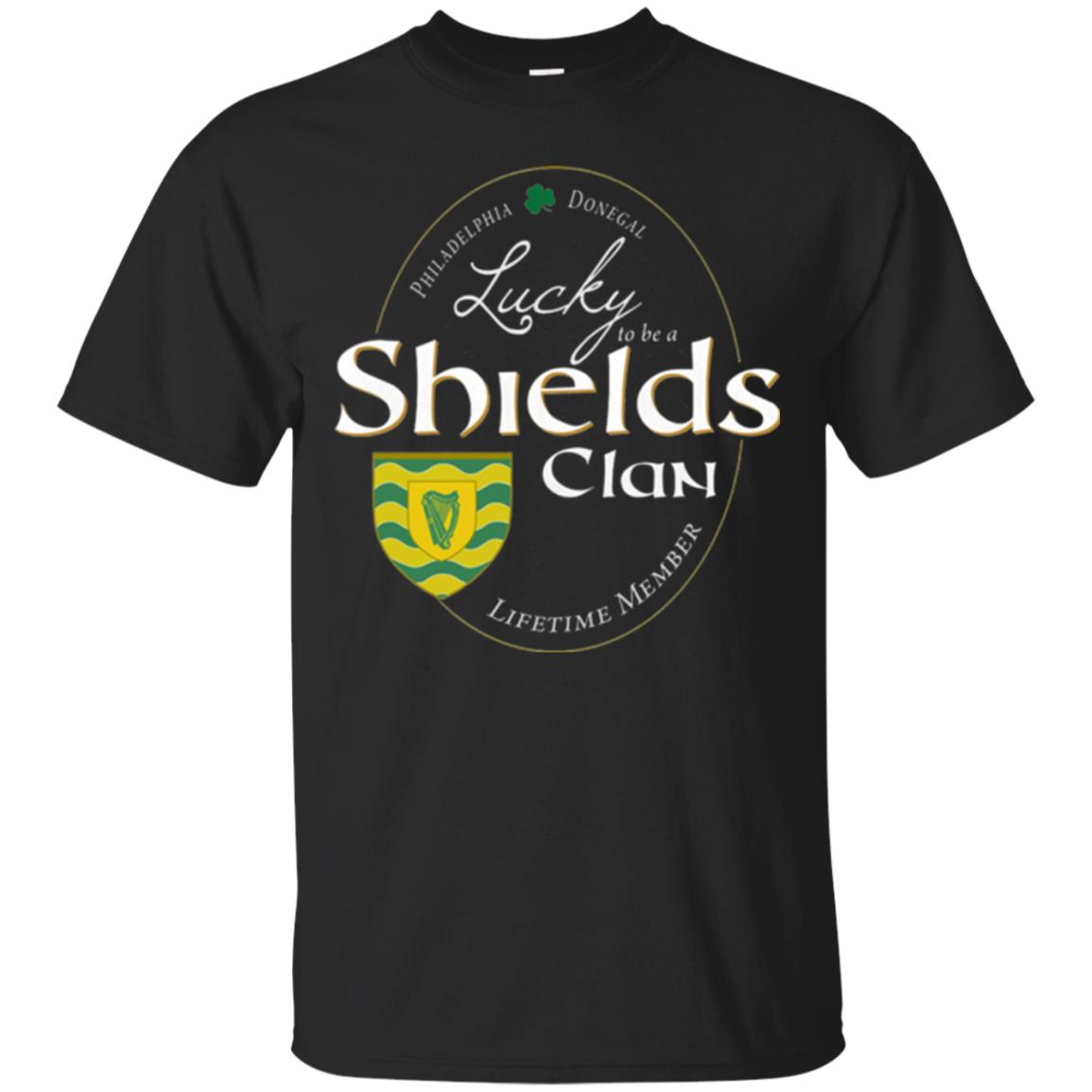 St Patricks Day Shields Clan Lucky Lifetime Member T-Shirt
