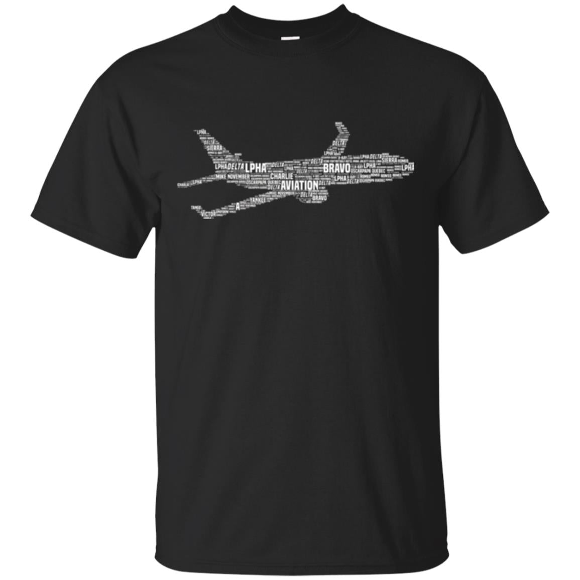 Alphabet Airplane Pilot T-Shirt 