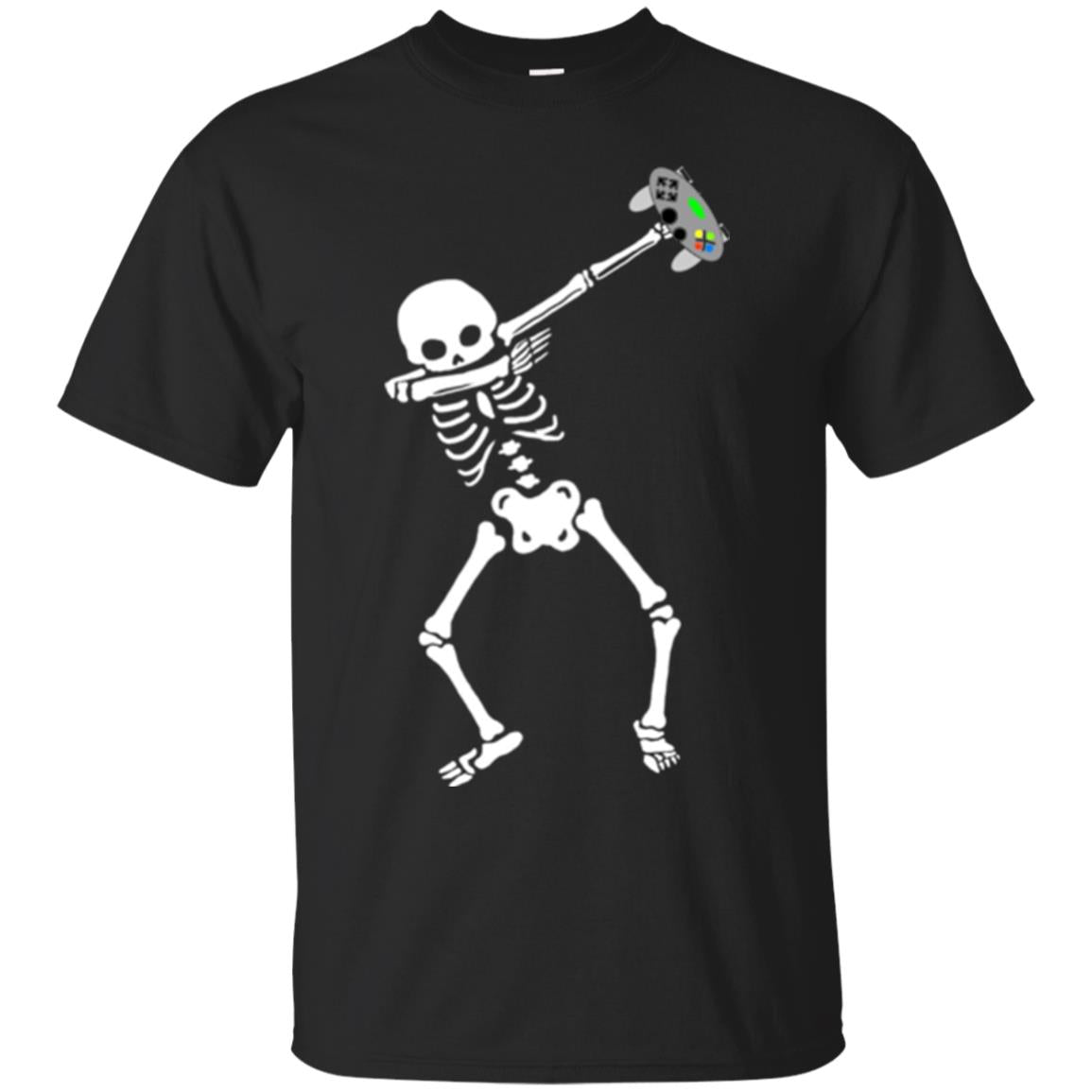Gamer Dabbing Skeleton T-Shirt 