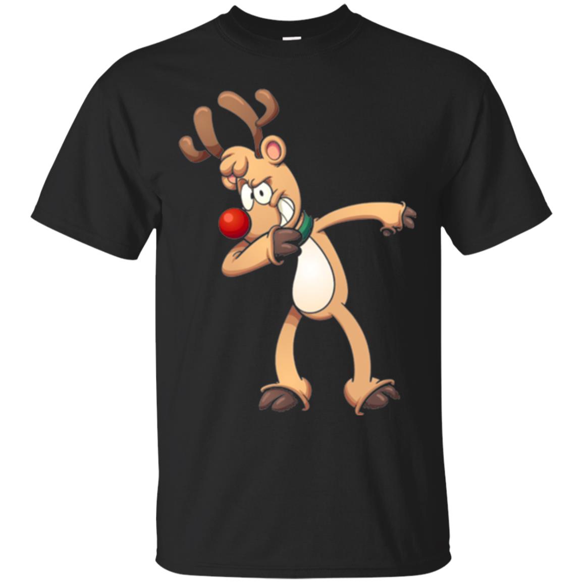 Christmas Dabbing Reindeer T-Shirt 